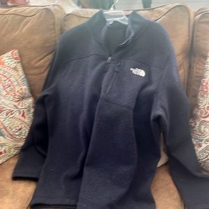 Men’s North Face xxl fleece navy blue vgc